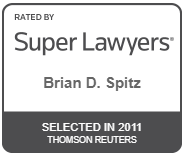 Brian D. Spitz Super Lawyers Rated 2011