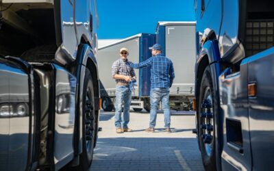 Truck drivers facing workplace harassment at a shipping yard.